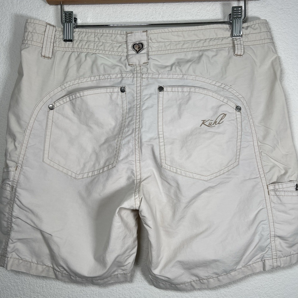 Kuhl Shorts Womens 8 Cargo Hiking Outdoor Climbing Stretch Camp Beige